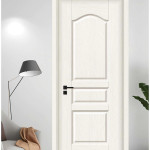 Porte Moulée Blanc Chaud Embossé QC-6004