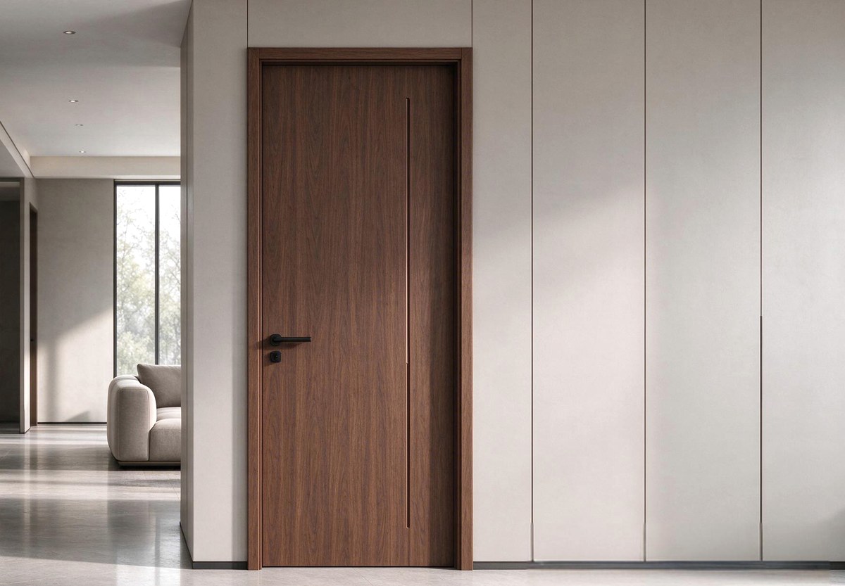 Solid Interior Wooden Door KD-S820